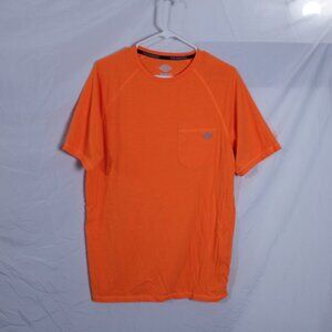 Dickies Temp-IQ Cooling Orange T-Shirt Size Medium